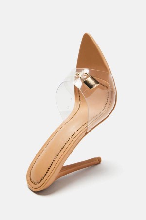Beige Fashion Nova New To This Women Heels USA | 023459NHU
