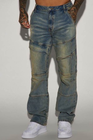 Blue Wash Fashion Nova Nothing To Do With You Straight Men Jeans USA | 508429WER