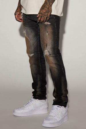 Wash Fashion Nova Expensive Taste Skinny Men Jeans USA | 016429RGI