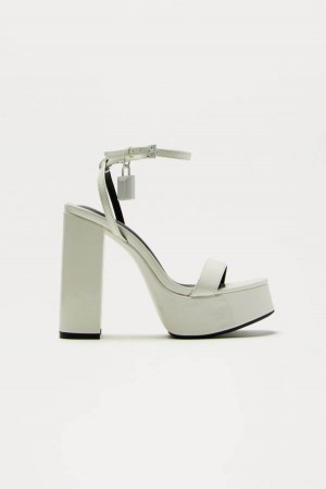 White Fashion Nova Never Average Women Heels USA | 915208IYV